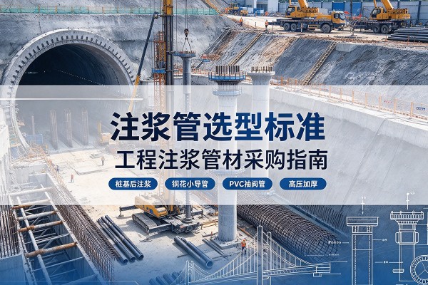 涧西注浆管选型标准