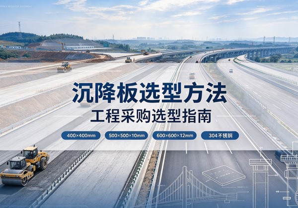 涧西沉降板选择方法